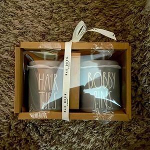 Rae Dun ceramic Bobbie pin & Hair tie holders